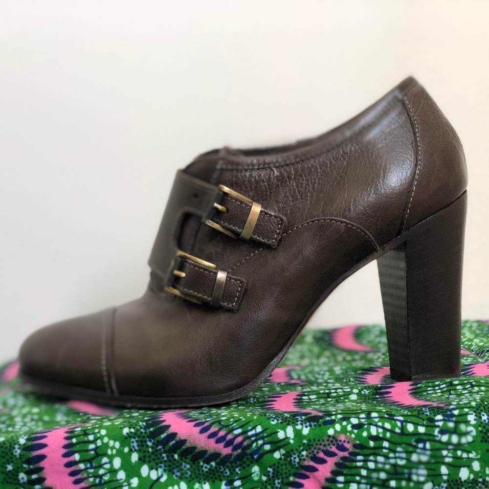 Dark Brown Lemaré Booties, size 40